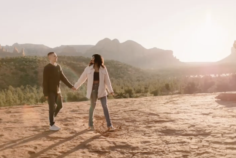 Cathedral Rock Couples Photoshoot in Sedona, Arizona